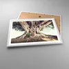 Gerahmtes Poster - Weißer Rahmen - Tiger Wild Baum - 70x50 Produktbild-Vorschau 3