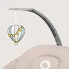 A close-up of a baby bouncer with a hanging toy. Produktbild-Vorschau