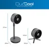 DUOCOOL Smart 2-in-1 Akkuventilator Kabellos, Stand- & Produktbild-Vorschau 5