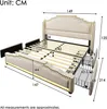 okwish Polsterbett Doppelbett Jugendbett  Produktbild-Vorschau 6