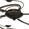 Lindby Deckenleuchte Stefania, 5-flg., schwarz/gold, Ø58cm Produktbild-Vorschau 6