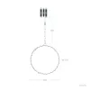 Ring mit LED-Girlande Hoop Gold Produktbild-Vorschau 7