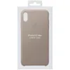 A brown leather iPhone case in its packaging. Produktbild-Vorschau