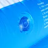 A close-up view of an inflatable swimming pool's air valve and warning text. Produktbild-Vorschau