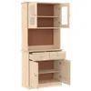 vidaXL Vysoká doska ALTA 77x35x165 cm z masívneho Náhľad obrázku produktu 4
