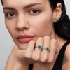 Halo-Ohrringe für Damen Timeless, 925er Silber von PANDORA Produktbild-Vorschau 6