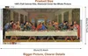 A diamond painting kit depicting 'The Last Supper' with product size information. Náhľad obrázku produktu
