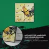 Coloray Uhr auf Leinwand 30x30 cm Wand Uhr Dekoration Produktbild-Vorschau 5