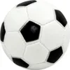 FOOTBALL quietschendes weißes und schwarzes 7cm Produktbild-Vorschau 3
