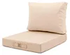 Coussin pour salon de jardin déhoussable 60x60cm Beige Voir les images du produit 1