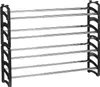 Schuhregal TOWER ausziehbar schwarz - Schuhablage mit 4 Produktbild-Vorschau 2