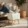 Sitzhocker Schminktisch Cord Hocker Fußhocker Schminkhocker Produktbild-Vorschau 7