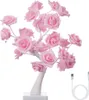 Desktop Rose Bonsai Baum Lampe 24 LED Baum Lampe Batterie Produktbild-Vorschau 1