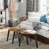 Vasagle 3er-Set Couchtische im Industriestil, braun, Produktbild-Vorschau 9