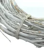 Reisigkranz "White Charme" Ø 45 cm groß, weiß, Tischkranz, Produktbild-Vorschau 7