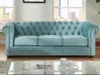 Sofa 3-Sitzer - Samt - Hellblau - CHESTERFIELD Produktbild-Vorschau 6