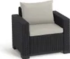 Allibert California Sessel – Anthrazit mit Kissen | Produktbild-Vorschau 2