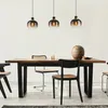 Oilella Lustre Contemporain 3 Lumières Acier Noir Et Voir les images du produit 4