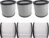 A set of three vacuum cleaner filters arranged in two rows. Produktbild-Vorschau