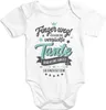 Kurzarm Baby Body Finger weg! Ich habe eine verrückte Tante Produktbild-Vorschau 1