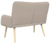 vidaXL 2-Sitzer Sofa Hellgrau 115 x 61 x 87 cm Bouclé Produktbild-Vorschau 6