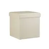 Relaxdays Pouf pieghevole, cubo con vano portaoggetti e Anteprima dell’immagine prodotto 7