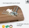 Rikmani Wandregal Massiv Schweberegal Holz Esche 70 cm MARI Produktbild-Vorschau 4