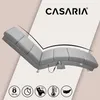 CASARIA® Relaxliege XXL Massage Heizfunktion 186x89x55cm Produktbild-Vorschau 4