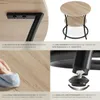 Table d’appoint Saint Louis 55x56cm - Bois clair Voir les images du produit 4