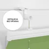 Plissee Estika bez vŕtania – 100 cm cm x 120 cm cm – Zelená Náhľad obrázku produktu 2