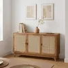 Calicosy - Buffet 3 ante con impagliatura in rattan Anteprima dell’immagine prodotto 2