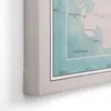 Hochwertige Canvas Weltkarte mit Kork-Pinnwand - 120x80 cm Produktbild-Vorschau 3