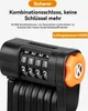 Fahrradschlösser, Faltschloss, 4-stellig-Zahlencode, Produktbild-Vorschau 8