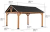 Padiglione da giardino TIDI 335 x 399 cm in legno di Anteprima dell’immagine prodotto 3