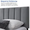 Bett 180x200 cm, Polsterbett mit Lattenrost, Bettgestell Produktbild-Vorschau 4