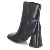 Tamaris Damen Stiefeletten Schwarz Kunstleder in Knautsch Produktbild-Vorschau 3