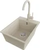 PRIMAGRAN Granitspüle Beige 38x50cm, Spülbecken 1 Becken + Produktbild-Vorschau 1