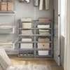 WOLTU Schuhregal schmal 6 Ebenen, Metall, für 12 Paar Produktbild-Vorschau 4