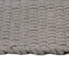 vidaXL Teppich Rechteckig Grau 160x230 cm Baumwolle Produktbild-Vorschau 2