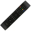 A black remote control is shown against a white background. Voir les images du produit