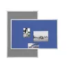 Magnetoplan Design-Pinnboard SP - 120x90cm - Filz - Blau Produktbild-Vorschau 3