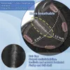 Solidchoice - Przedłużanie włosów typu klips, 50 cm, Podgląd zdjęcia produktu 3