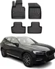 2017-2024 Tappetini Volvo XC60 TPE Nero 4 pz Anteprima dell’immagine prodotto 1