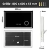 Badspiegel mit LED Beleuchtung Wandspiegel, 3-fach Produktbild-Vorschau 10