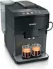 A black Siemens espresso machine with two cups of espresso. Náhled obrázku produktu