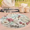 In- & Outdoor Teppich 3d-effekt Blumen Blätter Muster Produktbild-Vorschau 2