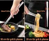 2 Stück Küchenpinzette, Edelstahl Pinzette Küche 20cm und Produktbild-Vorschau 2