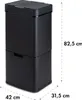 KlarsteinRoyal Trash Matte Black, kosz na śmieci z Podgląd zdjęcia produktu 11