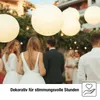 Hellum 5x30cm LED Lampions außen weiß, 5x LED mit Batterie Produktbild-Vorschau 7