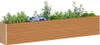 vidaXL Podwyższone łóżko jasnobrązowe 390 x 50 x 68 cm Stal Podgląd zdjęcia produktu 3